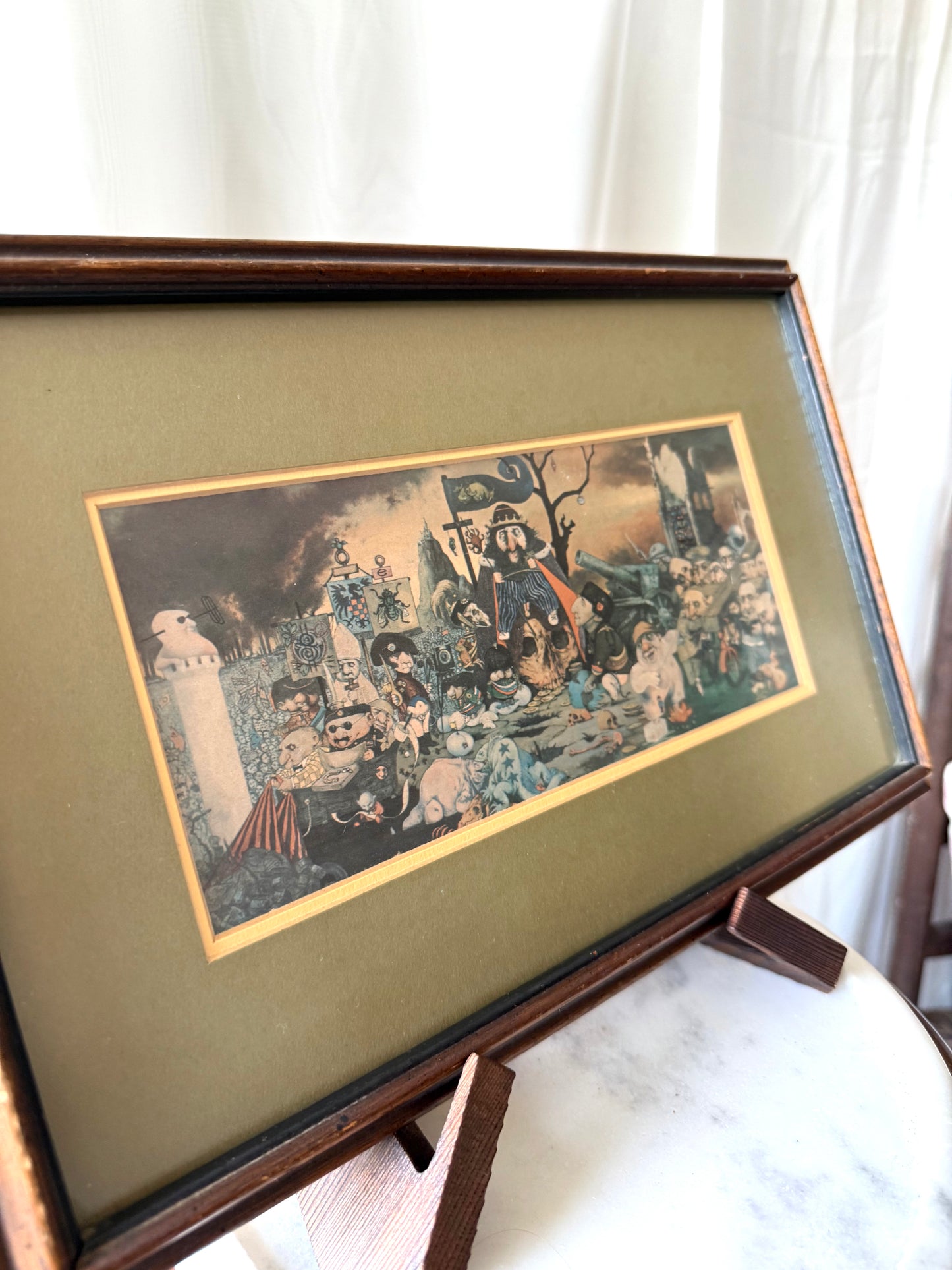 Charles Bragg "Asylum" Matted Print