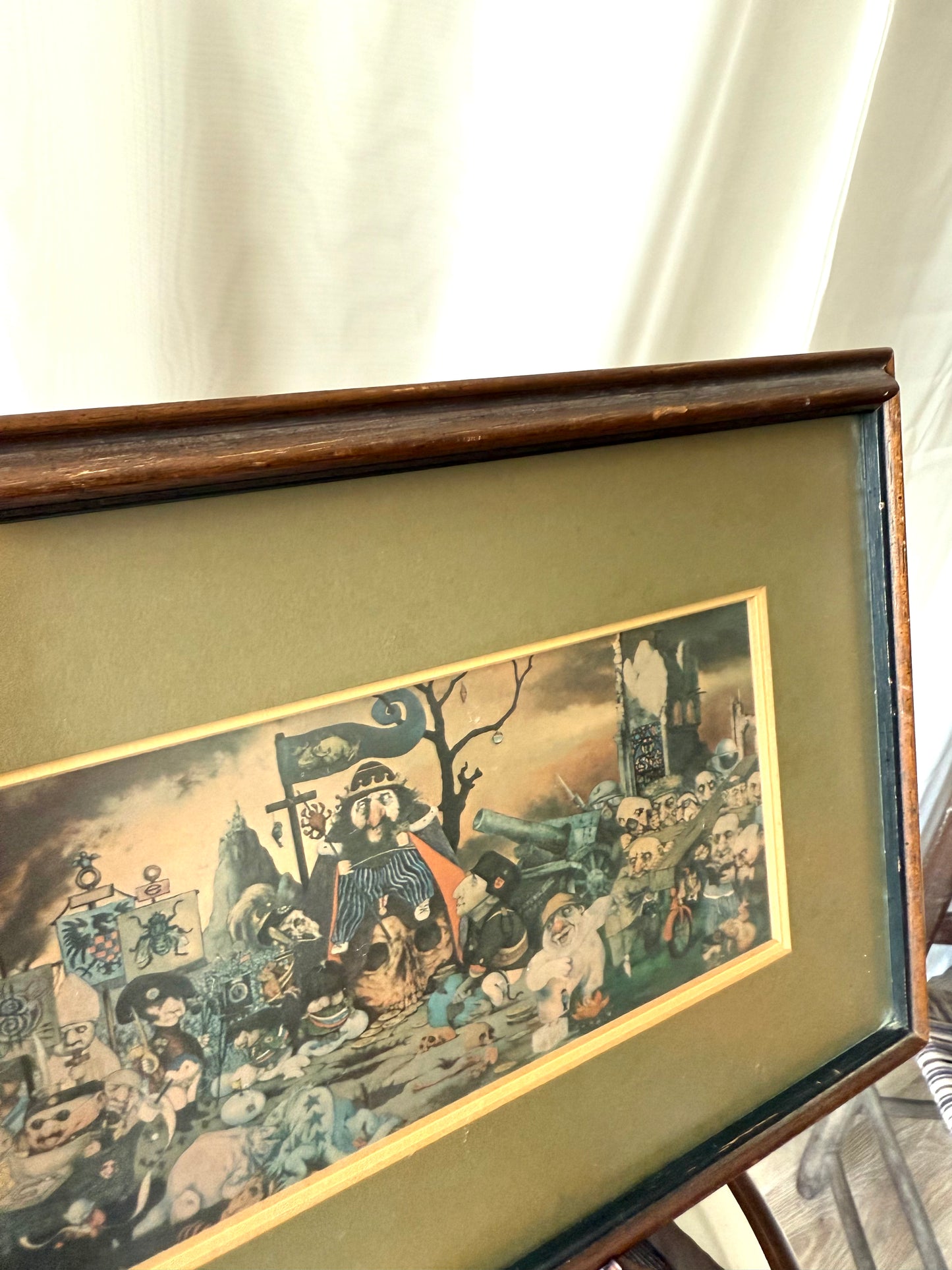 Charles Bragg "Asylum" Matted Print
