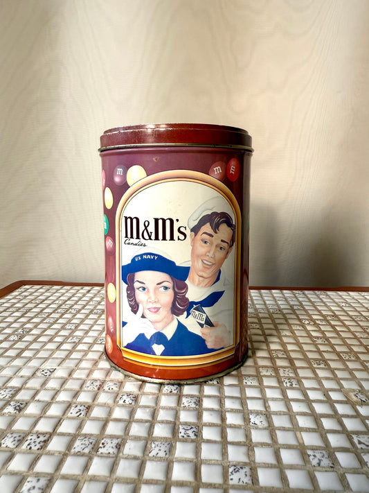 M&Ms 50th Birthday Vintage Collectible Tin