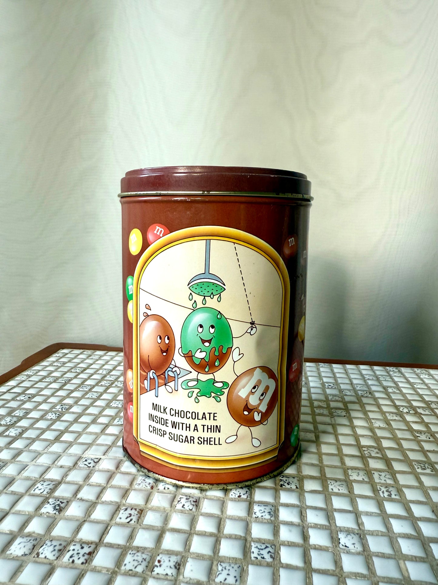 M&Ms 50th Birthday Vintage Collectible Tin