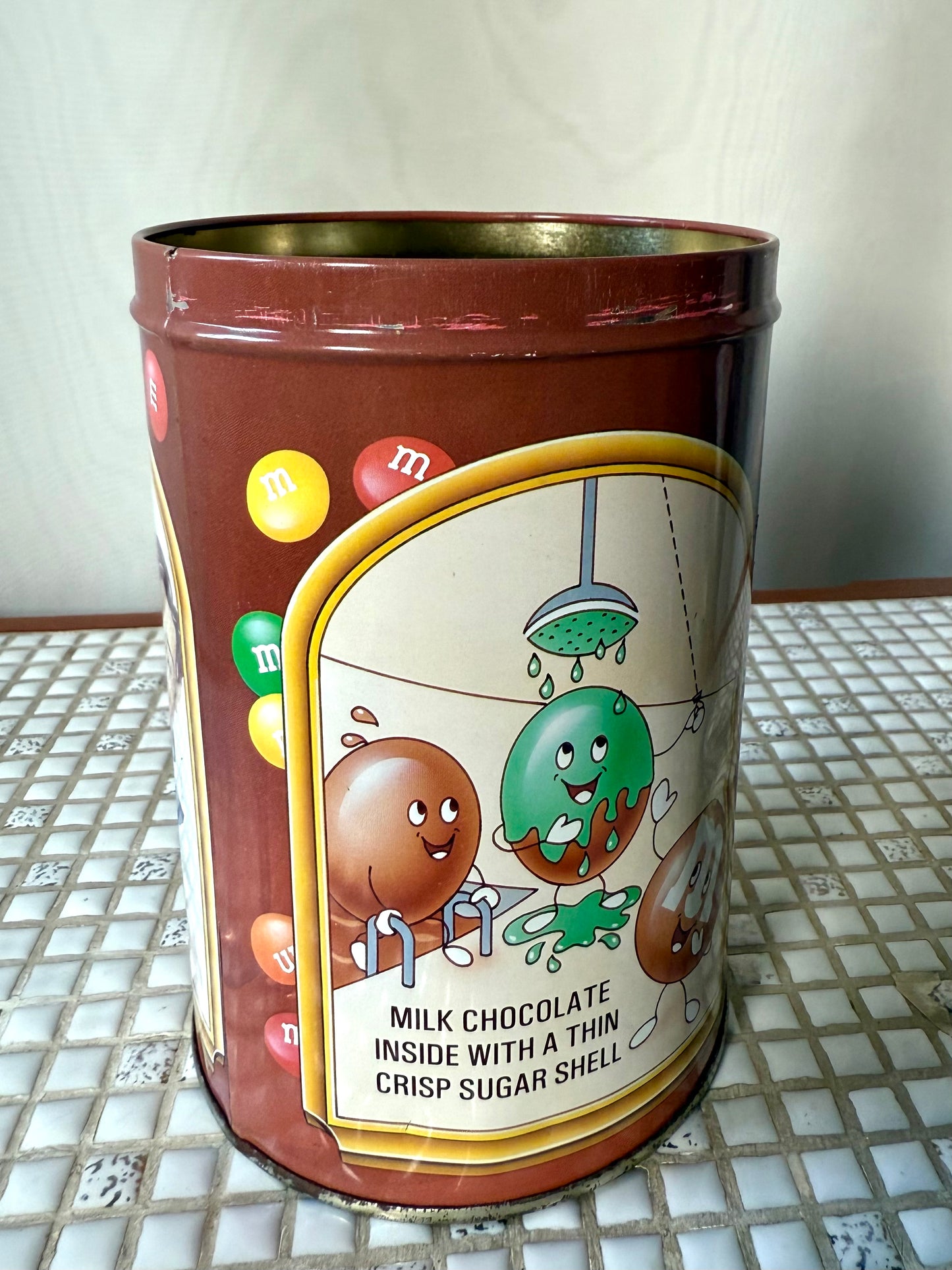 M&Ms 50th Birthday Vintage Collectible Tin