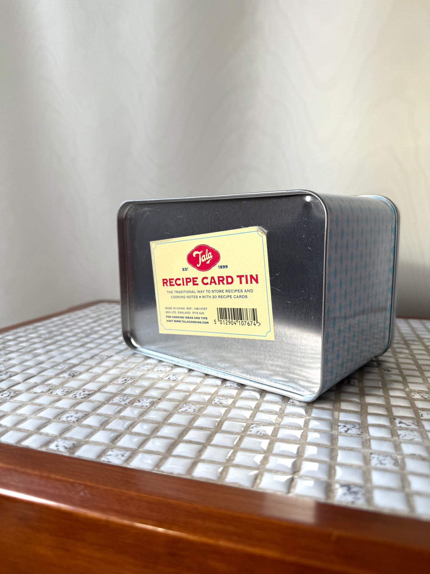 Tala Recipe Box Tin