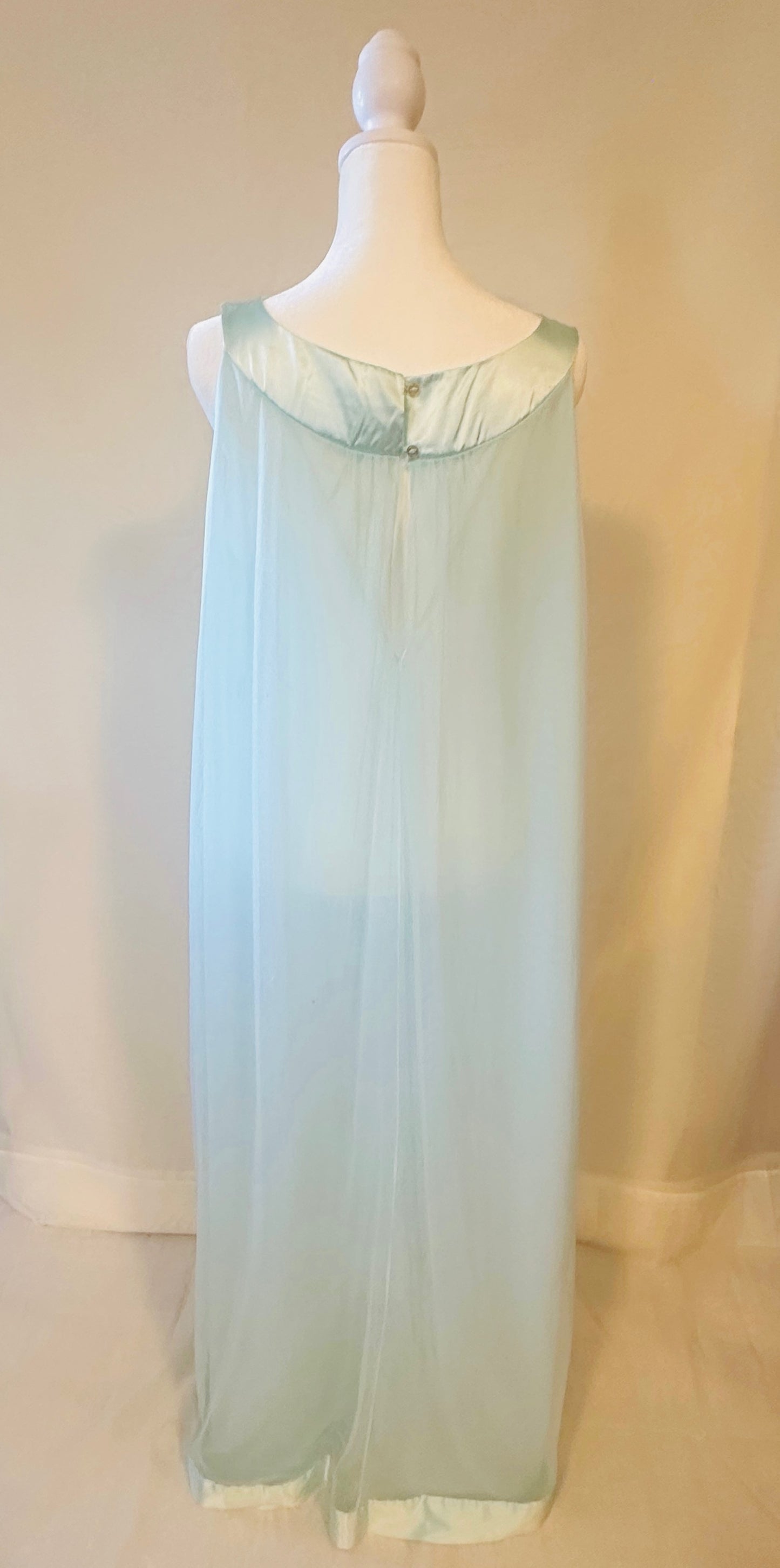 Gossard Artemis Long Blue Nightgown | Size Small/Medium