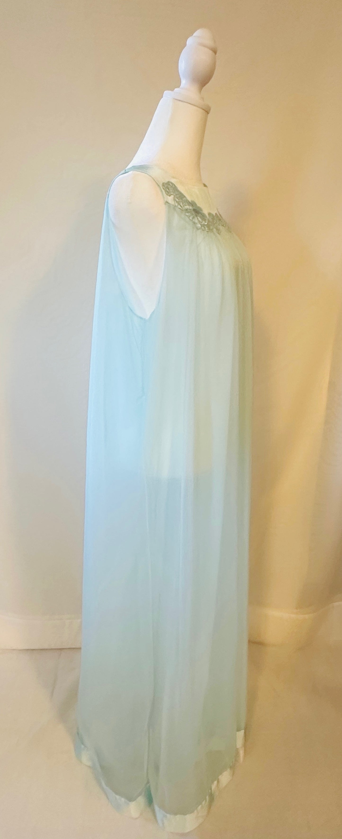 Gossard Artemis Long Blue Nightgown | Size Small/Medium