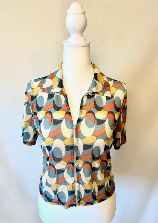 Retro Style Top | Size Small