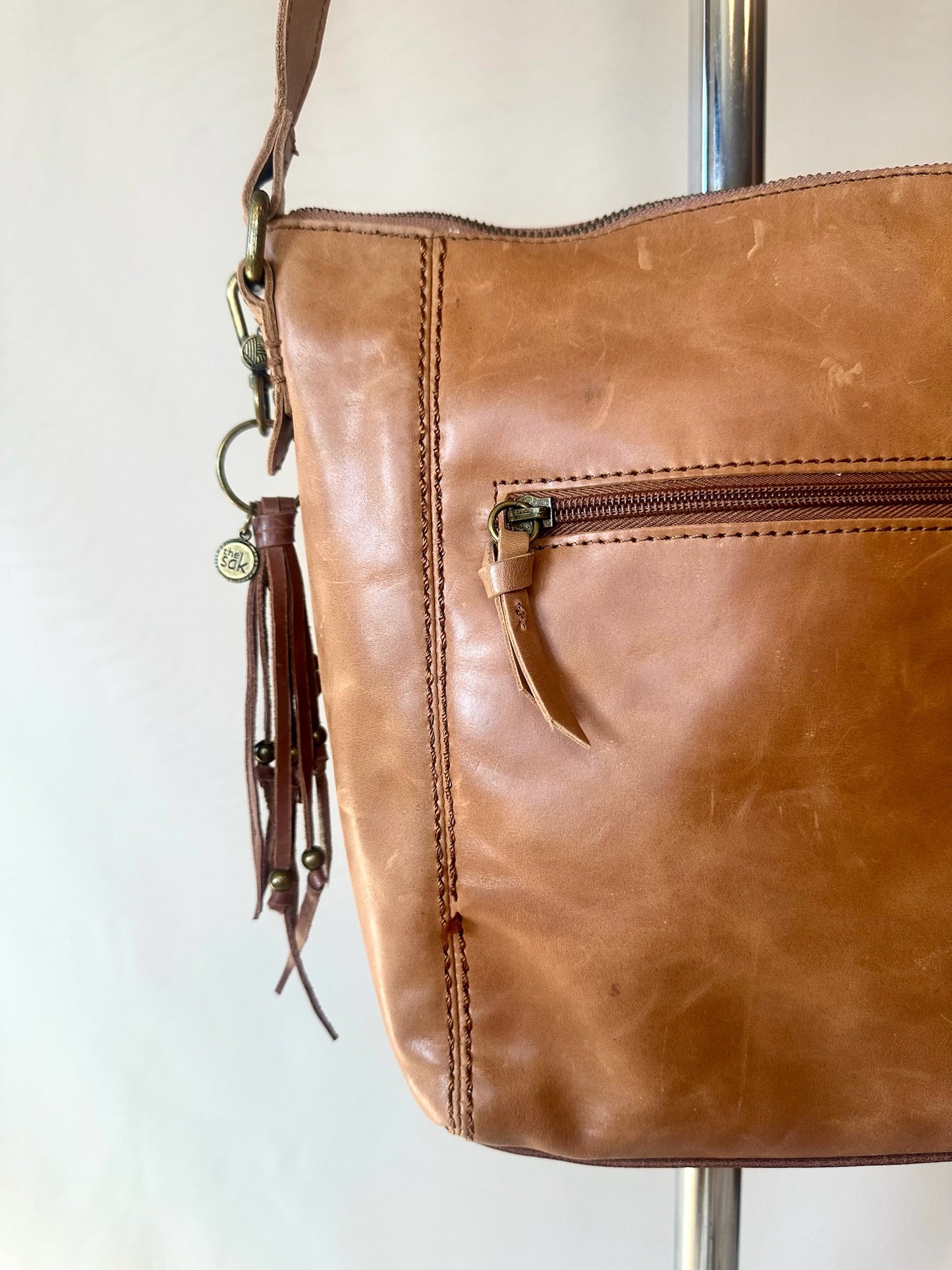 The Sak Floral Leather Bag