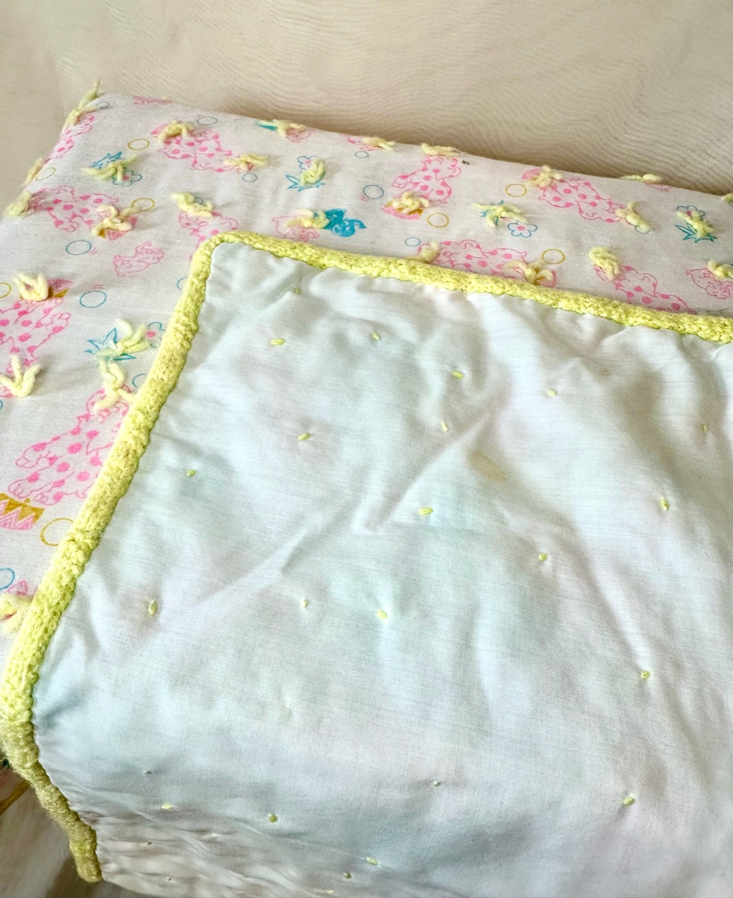 Spotted Elephant Baby Blanket