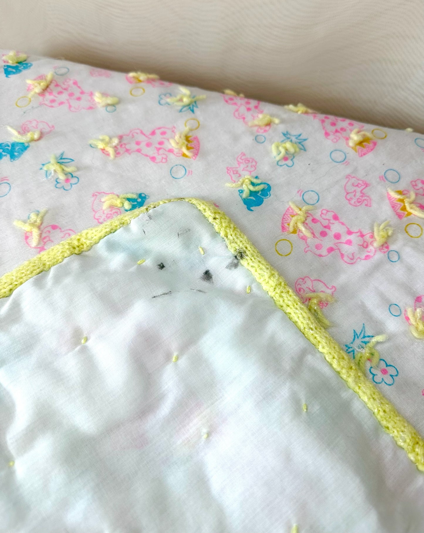 Spotted Elephant Baby Blanket