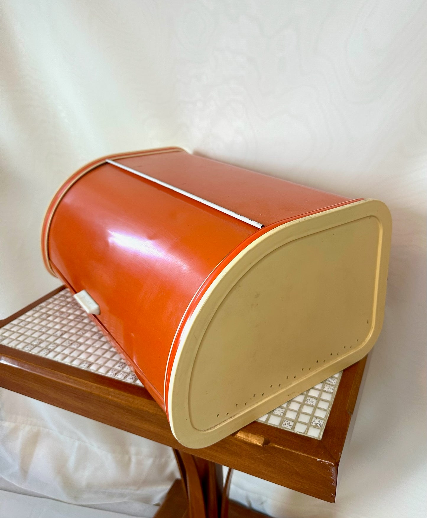Retro Orange Breadbox