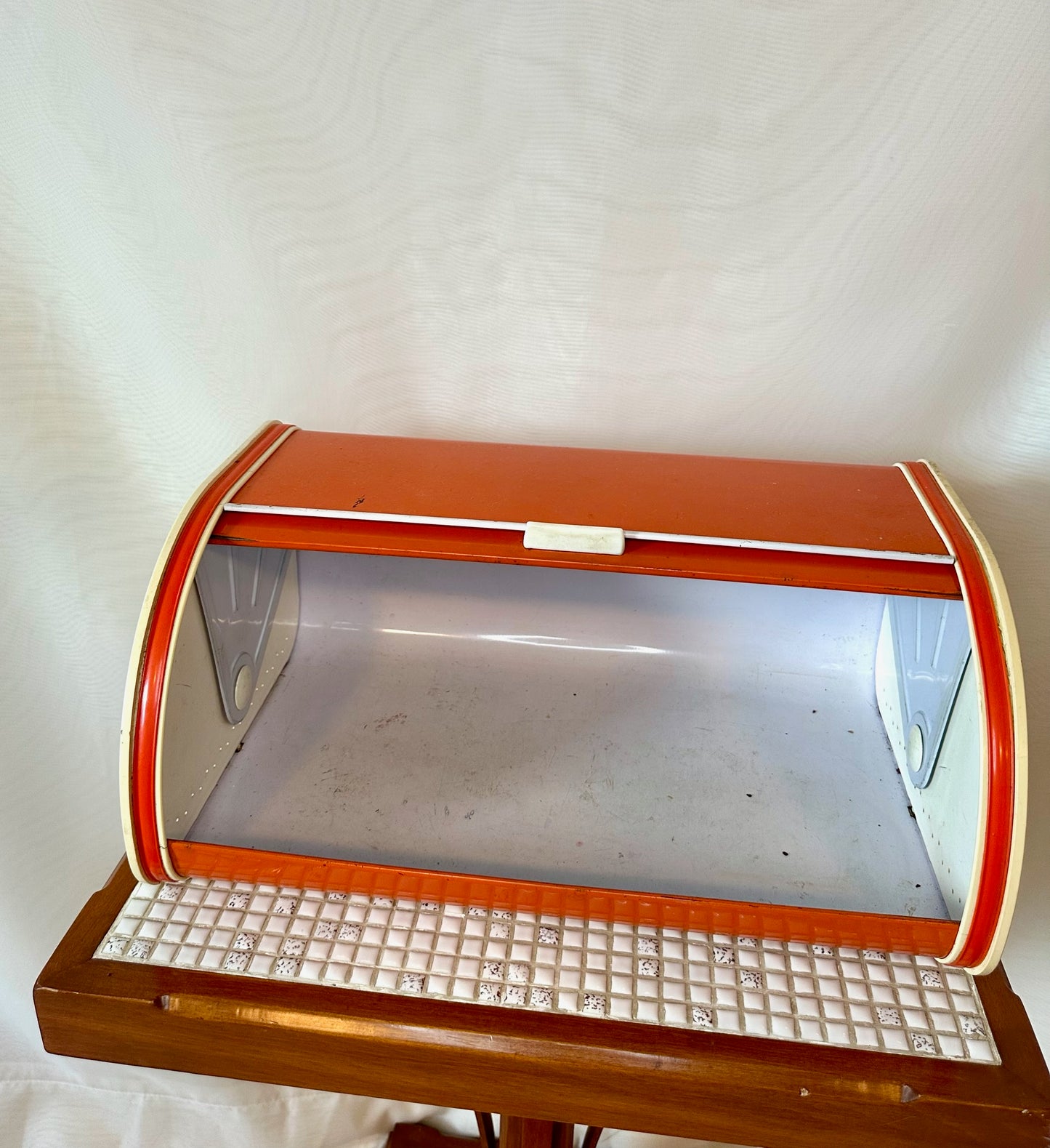 Retro Orange Breadbox