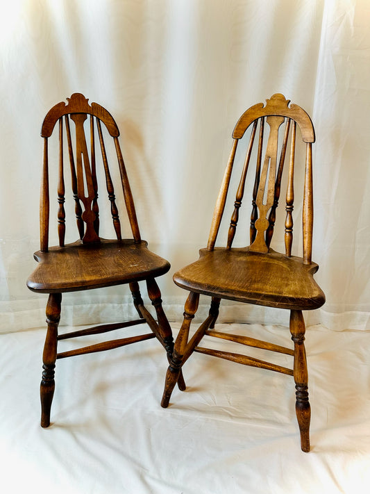 Set of Two Wooden Chairs | Local Pickup Only