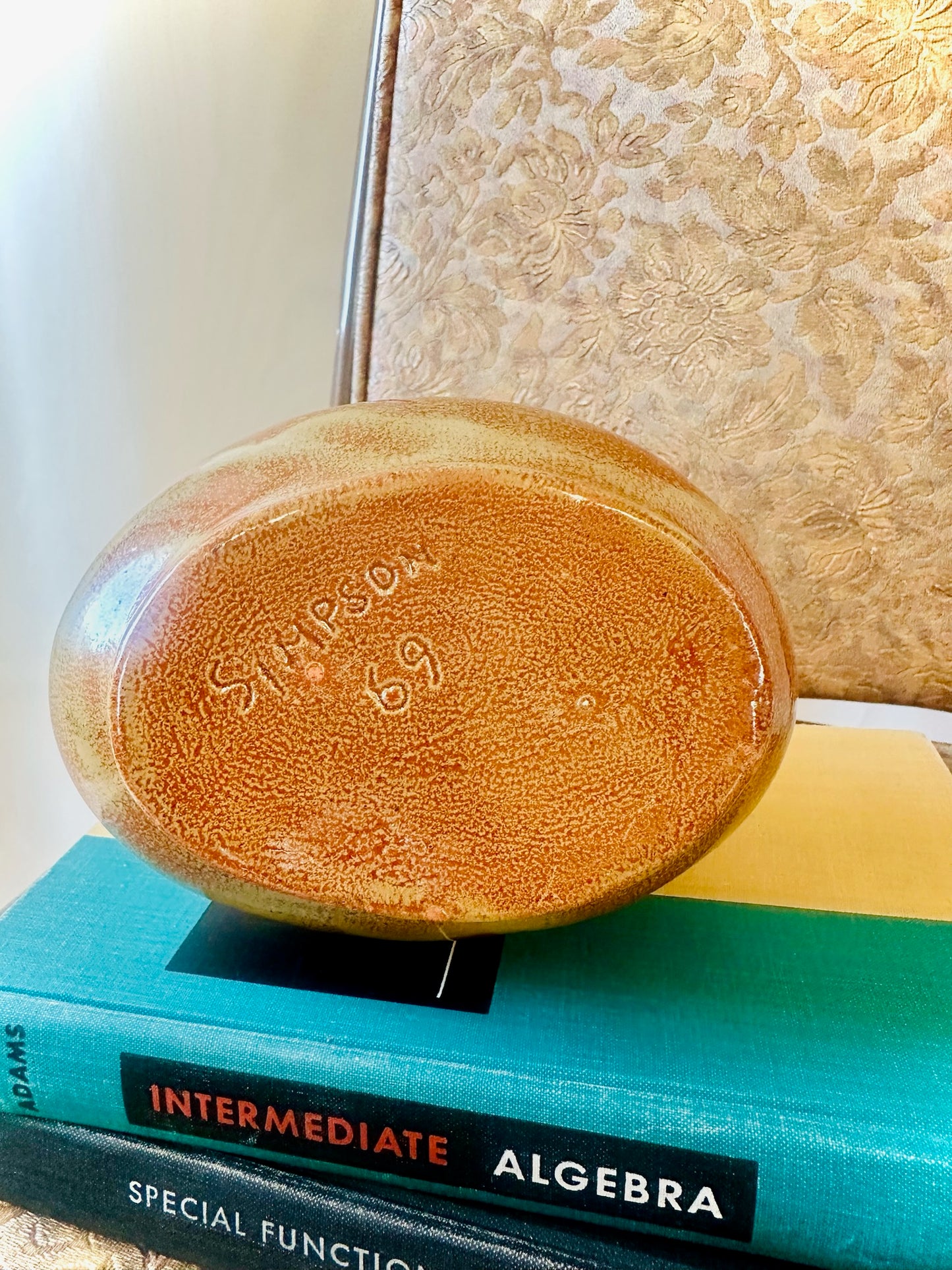 1969 Wide Decorative Vase