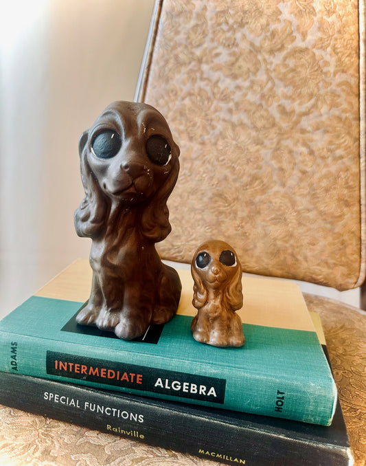 Set of Two Ceramic Cocker Spaniel Dogs