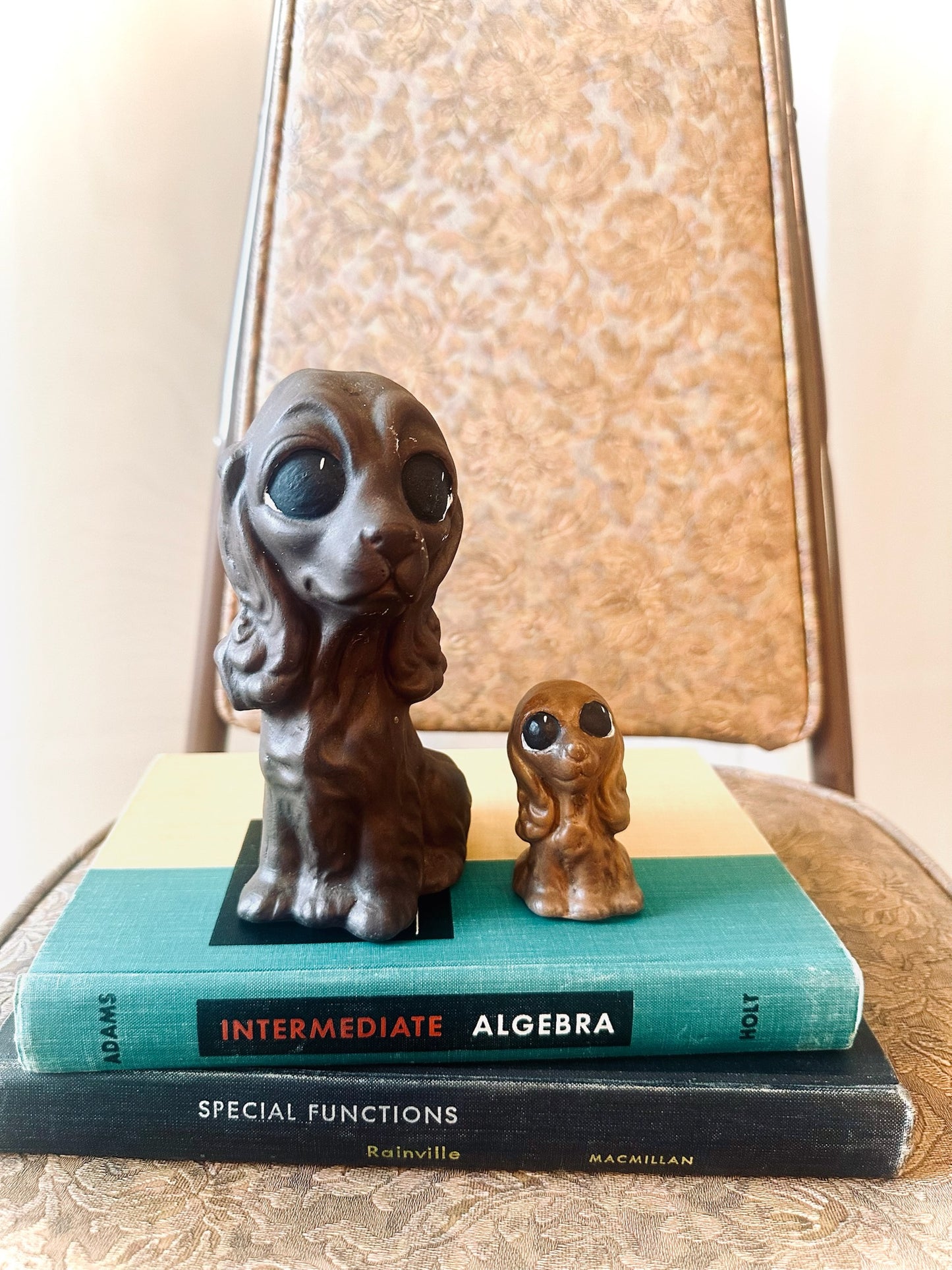 Set of Two Ceramic Cocker Spaniel Dogs