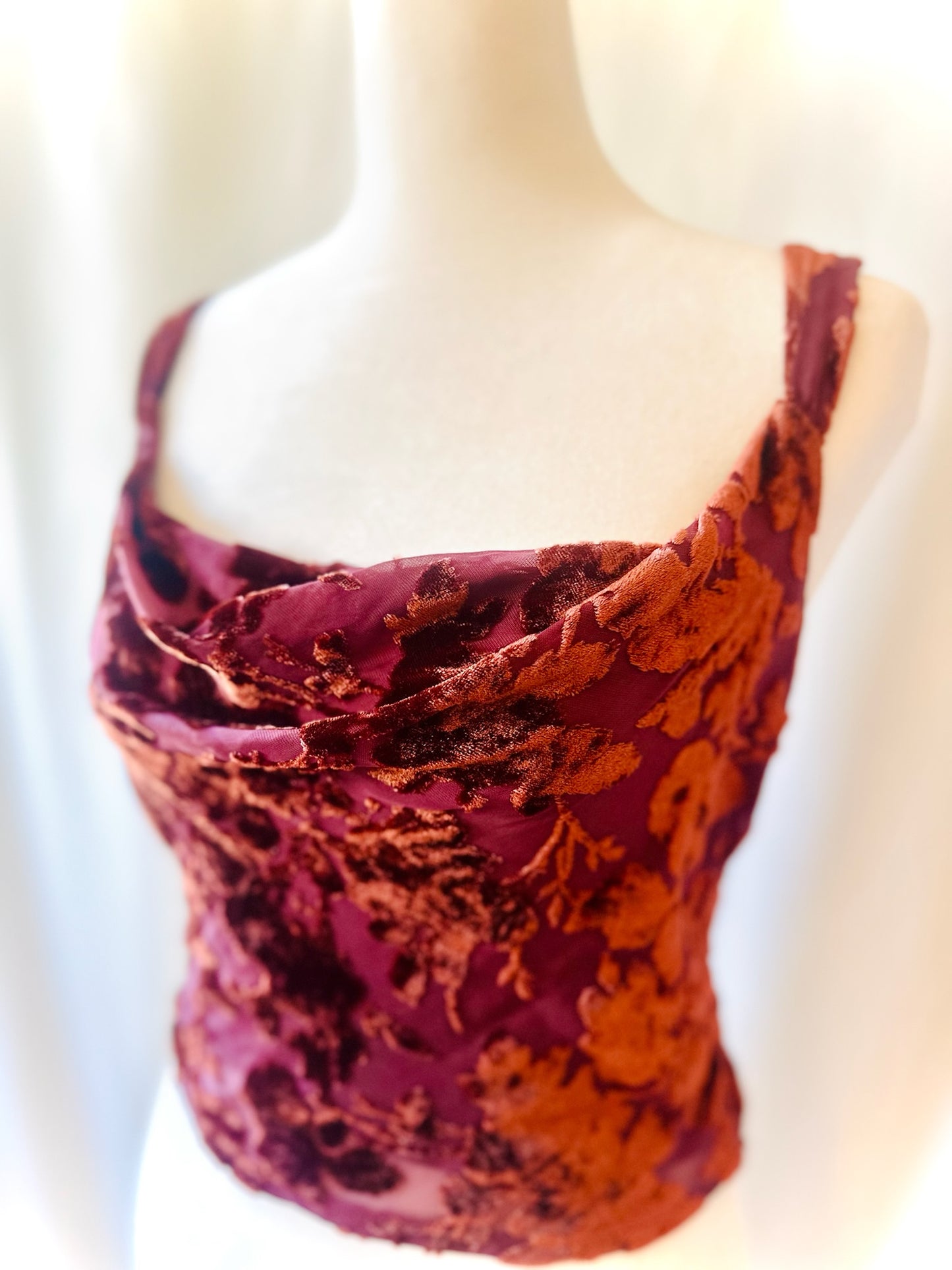 Princess Polly Velvet Detailed Top | Size US 0