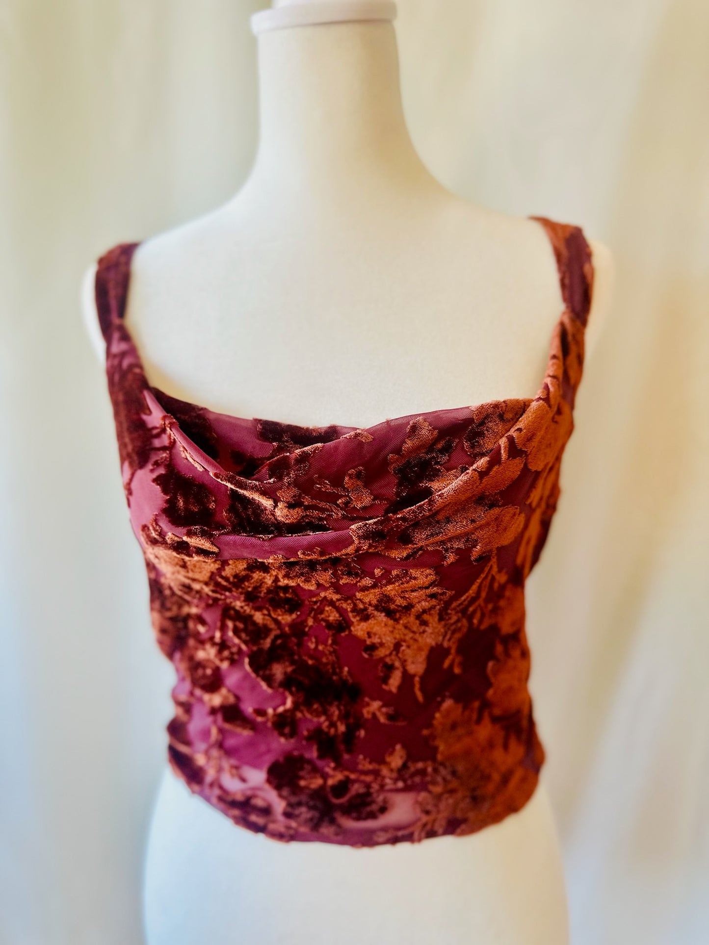 Princess Polly Velvet Detailed Top | Size US 0