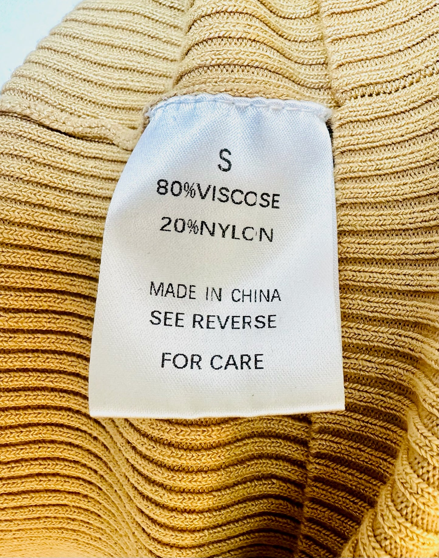 Beige Tank | Size S/M