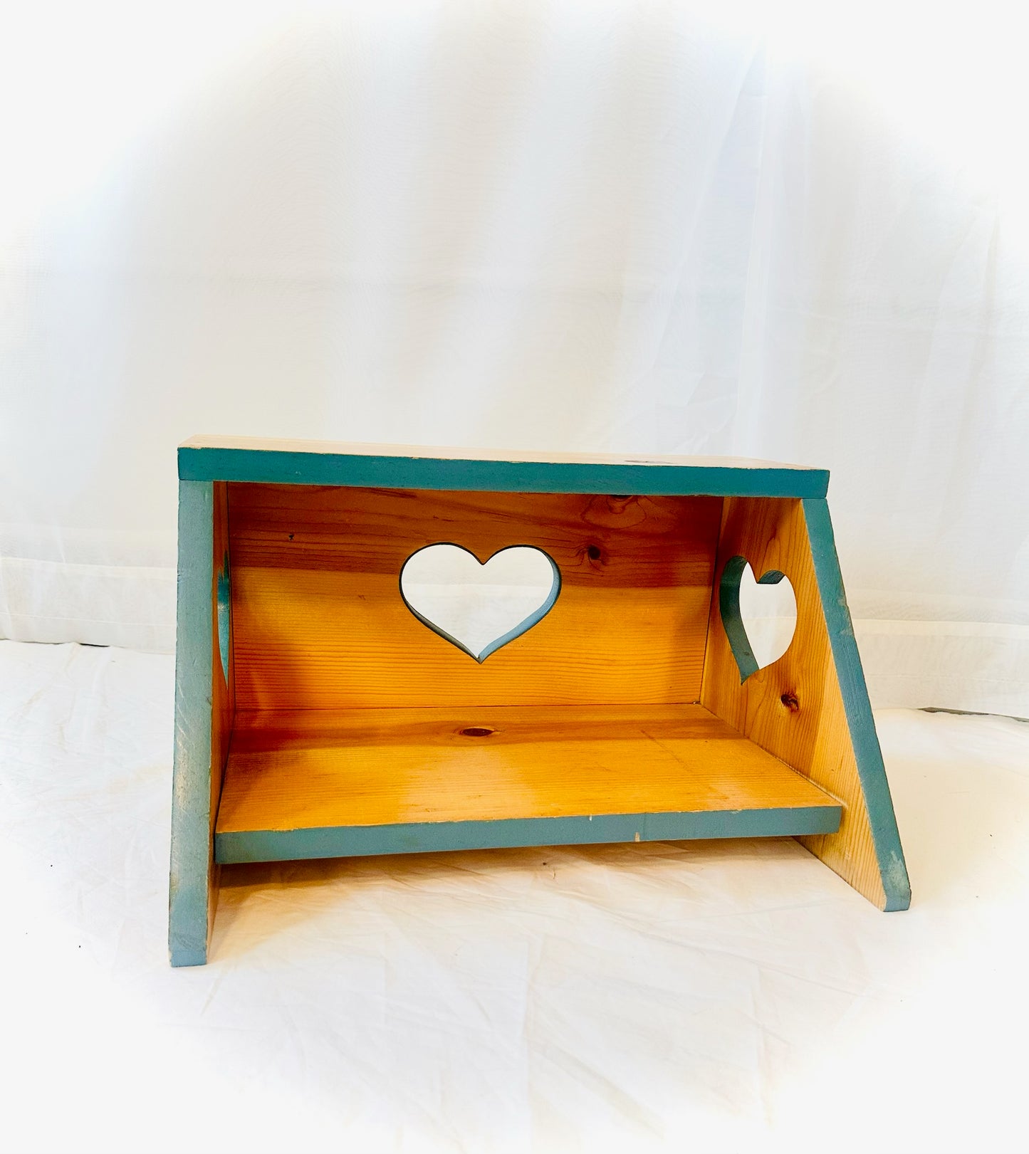 Wooden Heart Stool