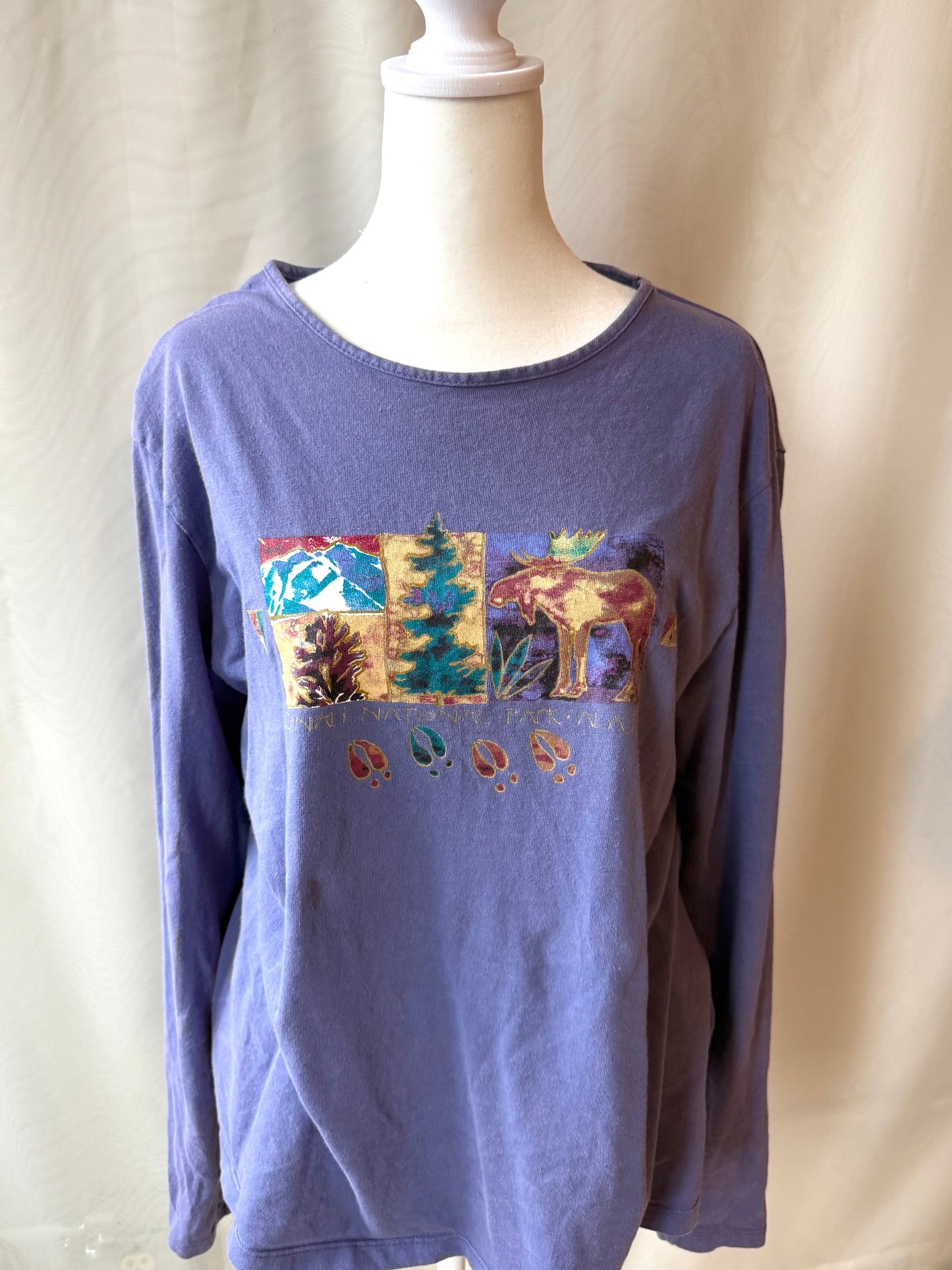 Vintage Denali National Park Long sleeve | Size L