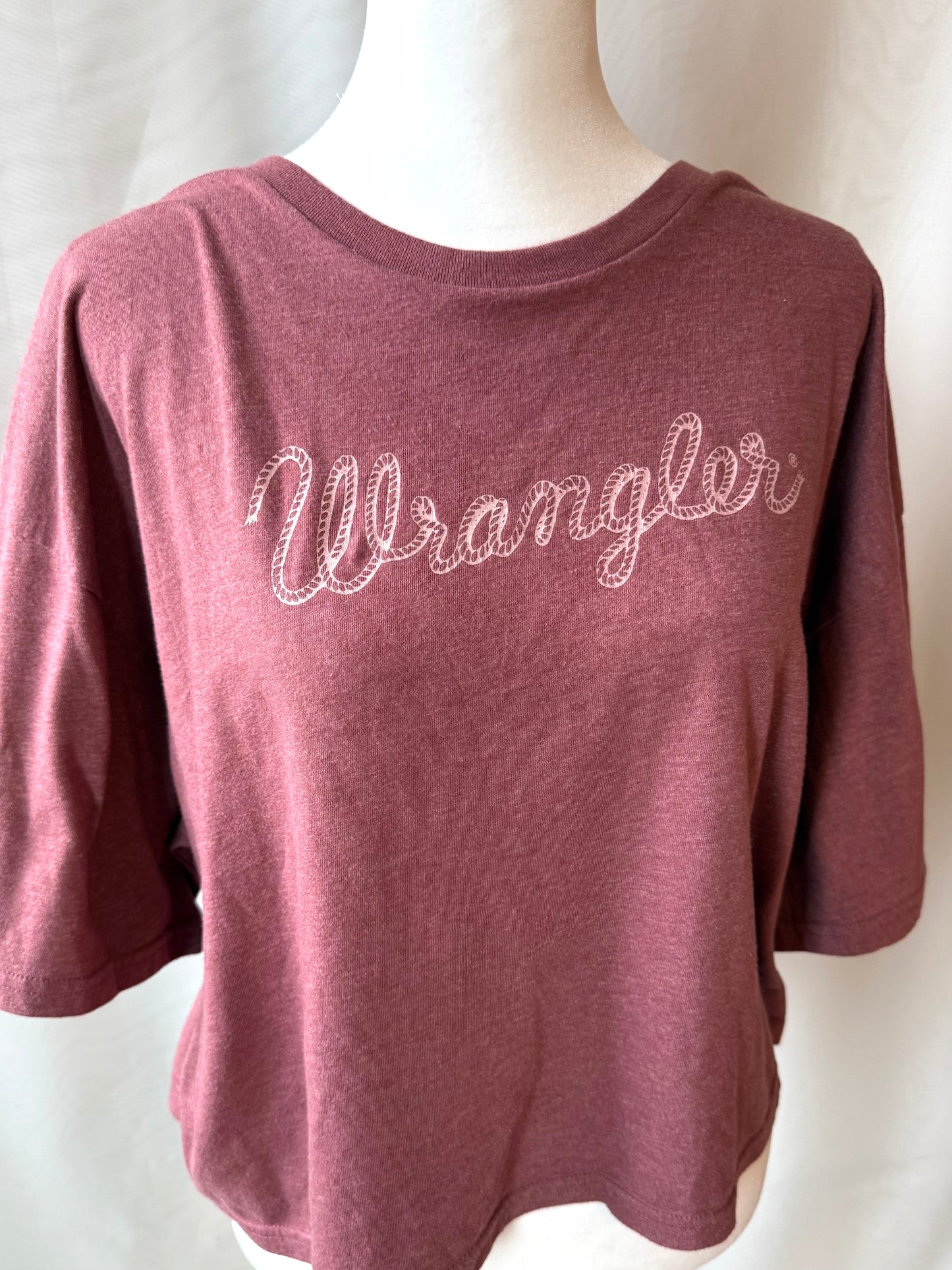 Wrangler Cropped Boxy Tee | Size L
