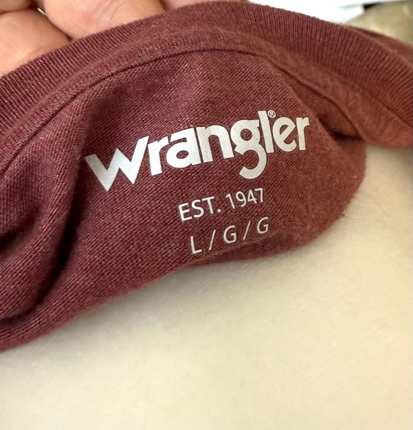 Wrangler Cropped Boxy Tee | Size L