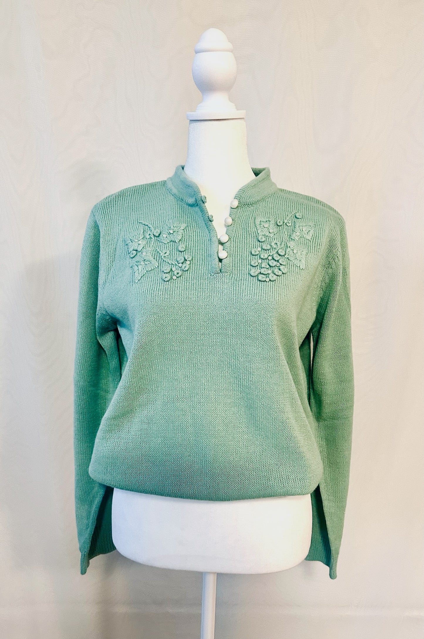 Vintage Mint Green Sweater