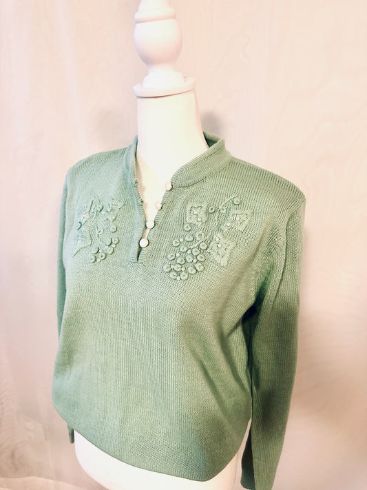 Vintage Mint Green Sweater