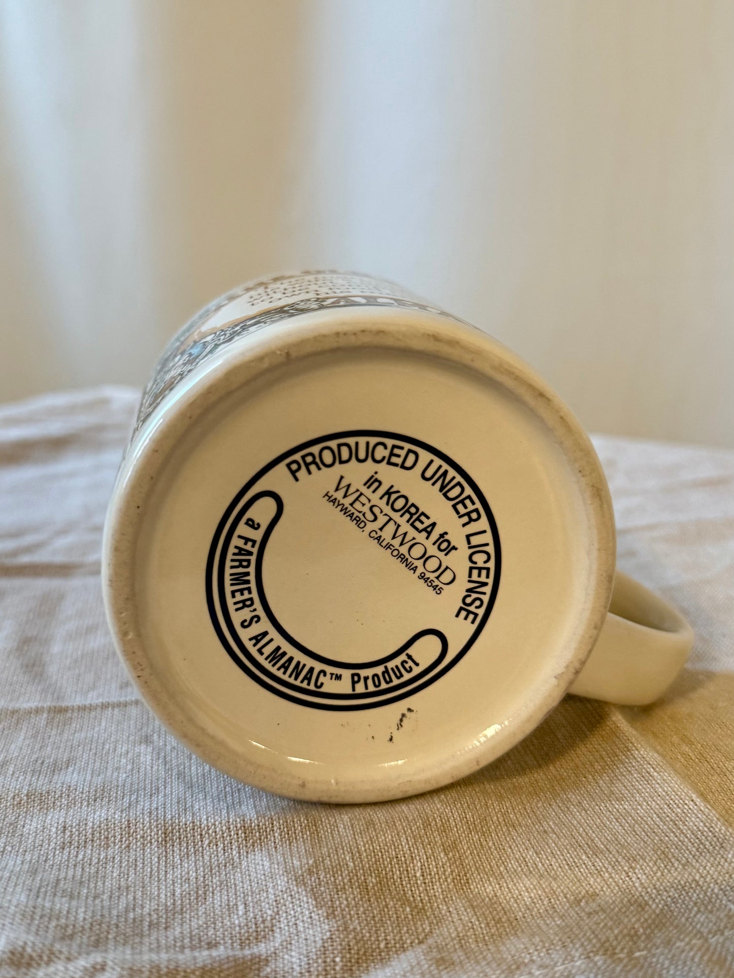 Vintage Old Farmer's Almanac Mug