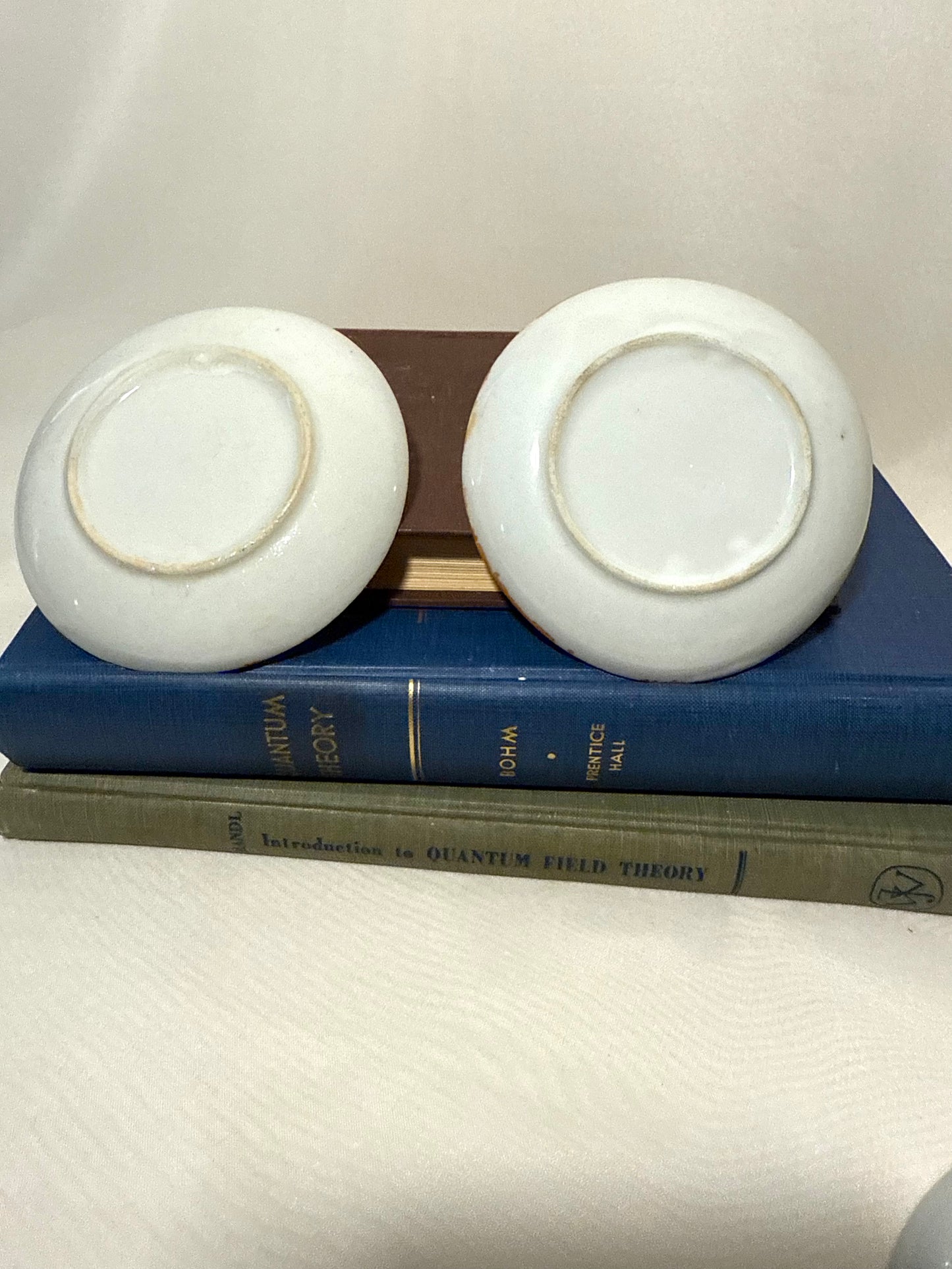 Set of 6 Orange Lusterware Espresso Cups