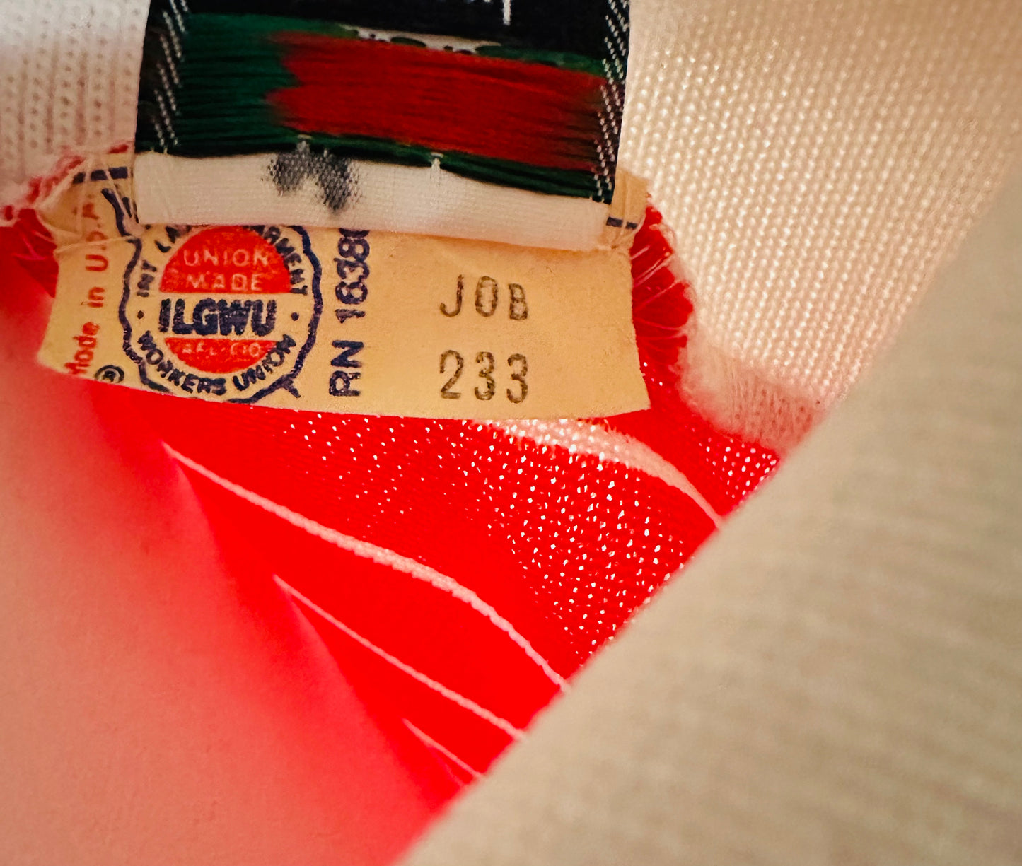 Vintage Sears Red Stripe Dress | L