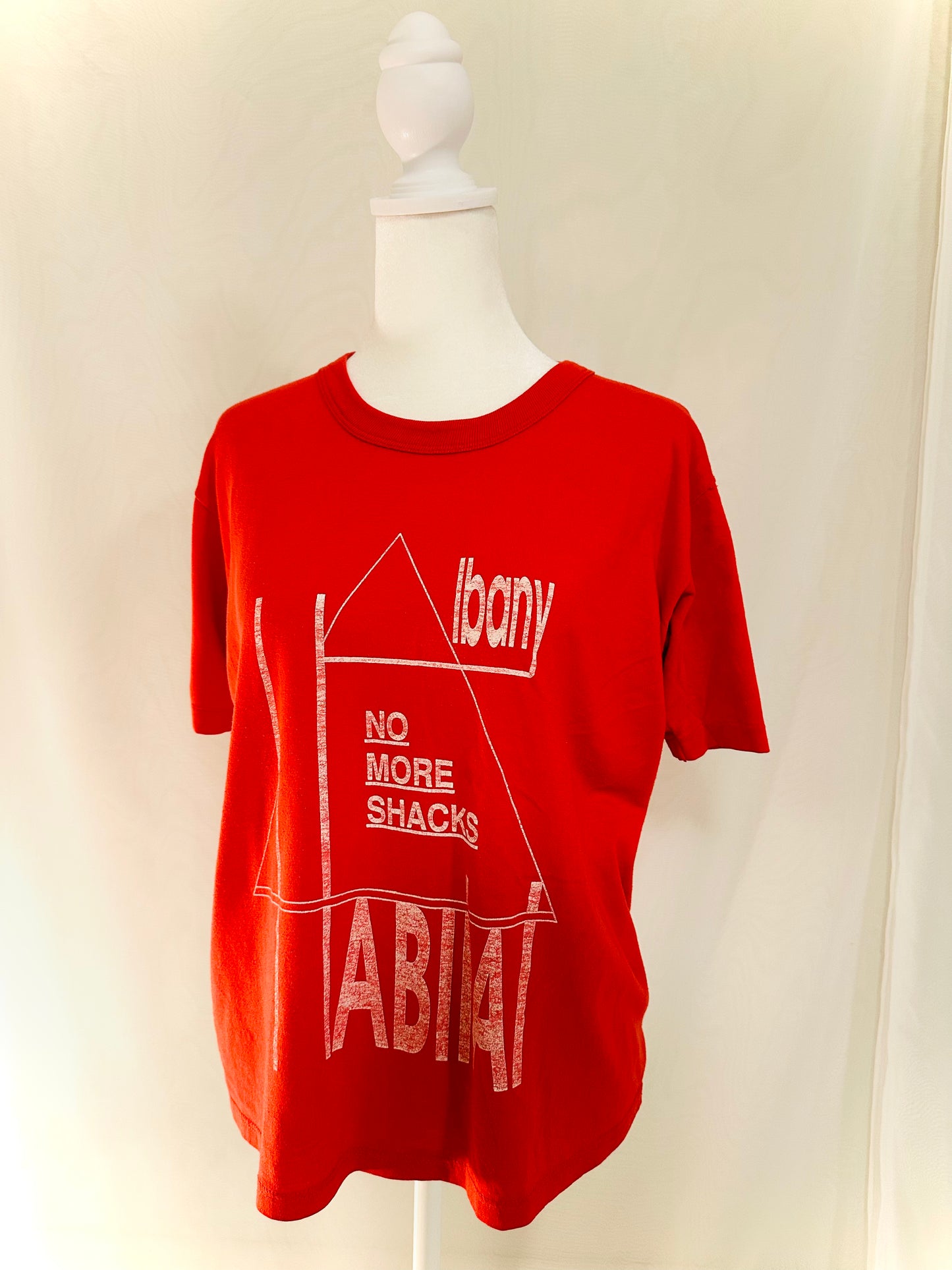Vintage Red Habitat For Humanities Tee | M
