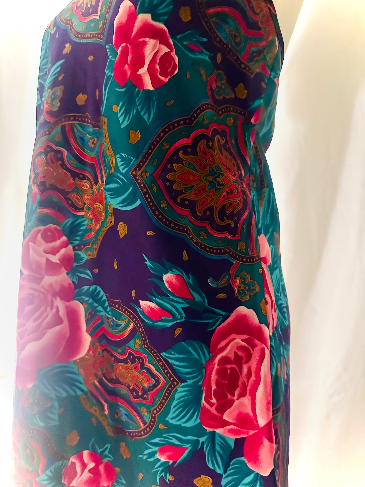 Satin Vintage Nightgown & Robe Set