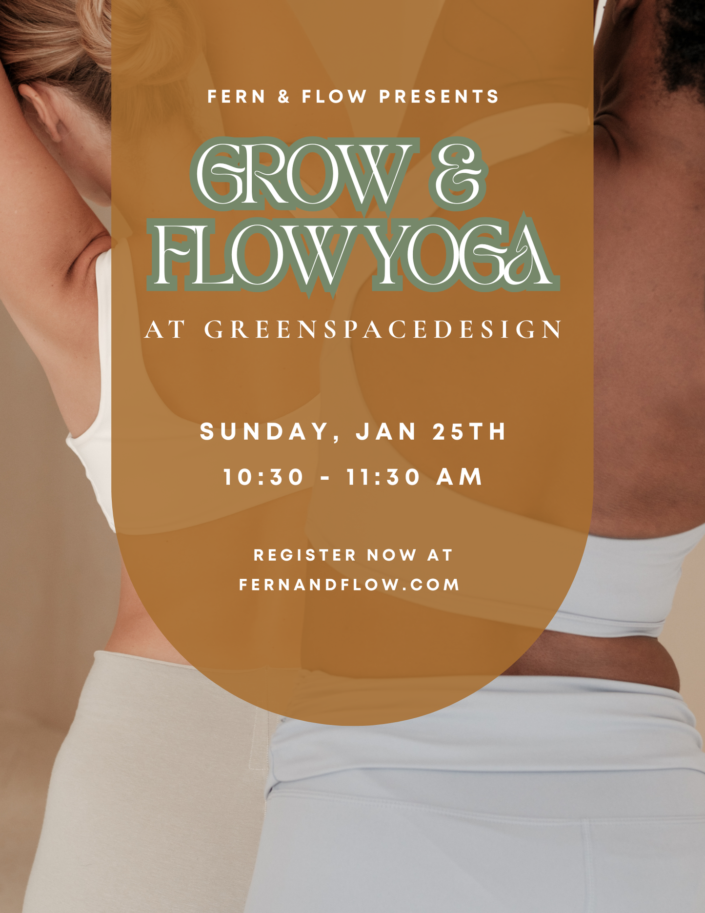 Grow & Flow Yoga Class at GreenSpaceDesign