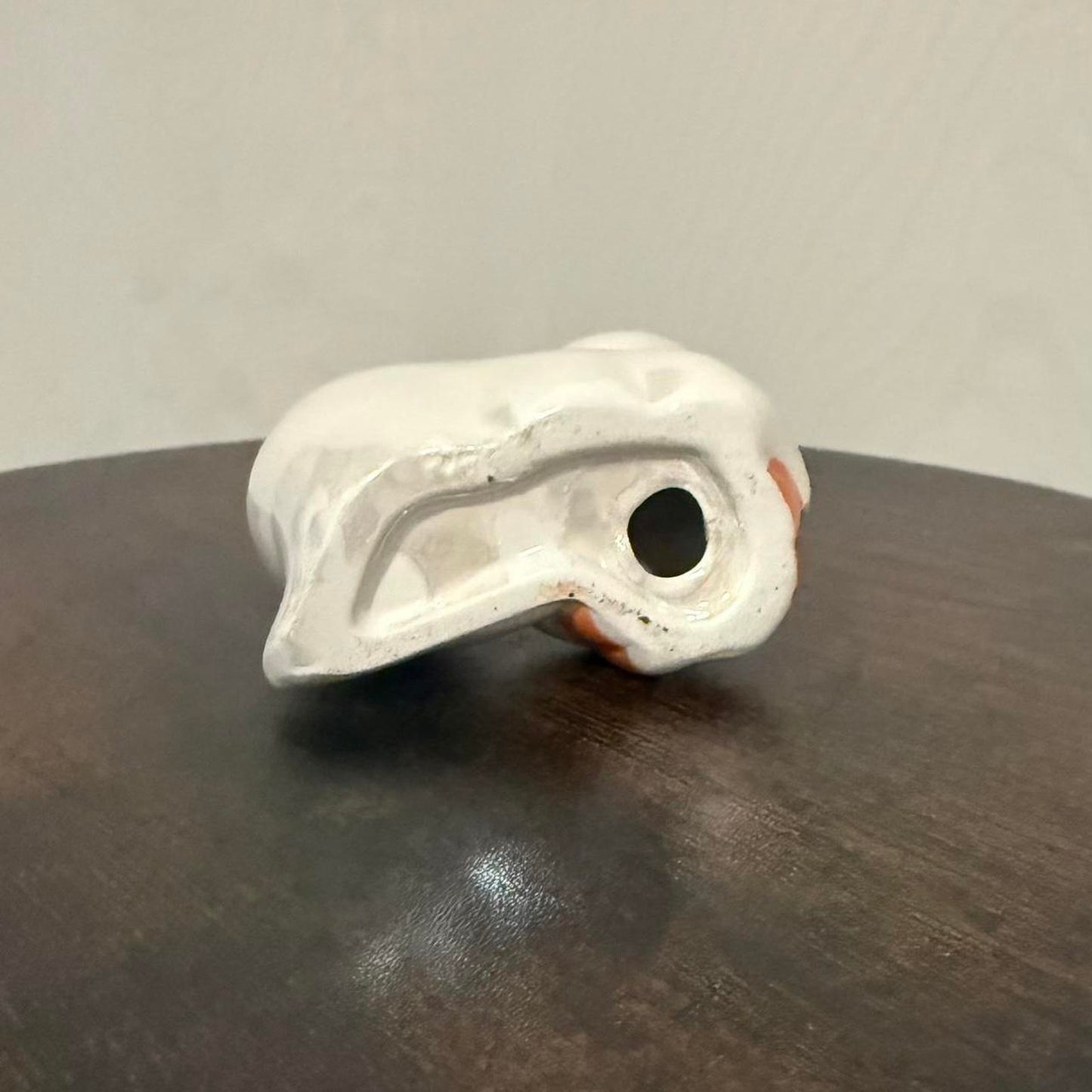 Small ceramic ghost figurine
