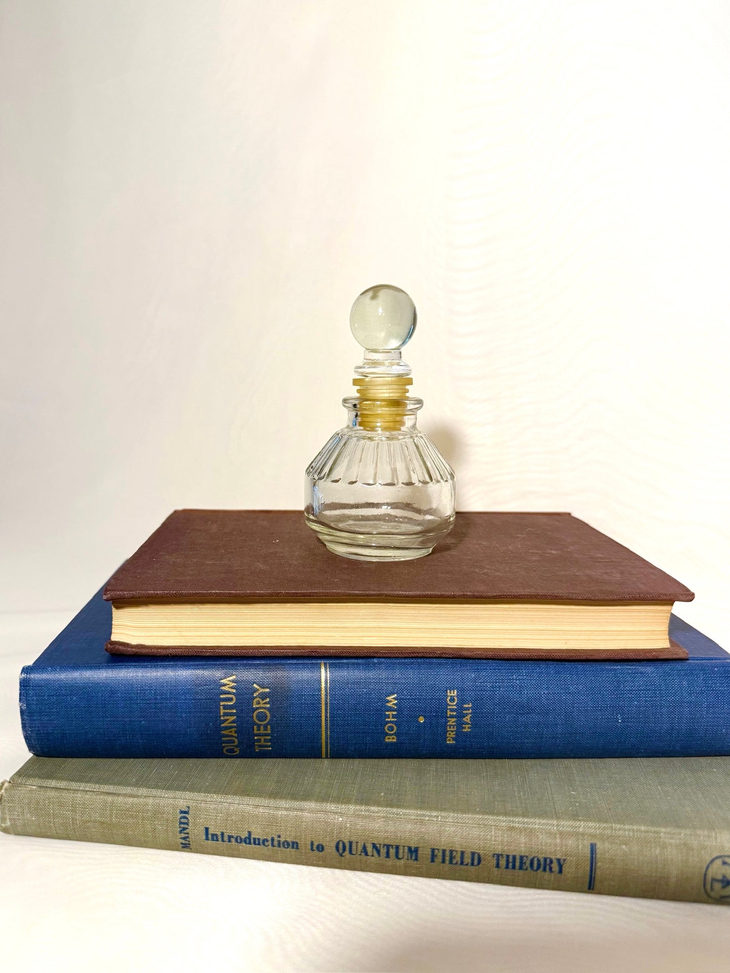 Small Glass Perfume Bottle with Stopper