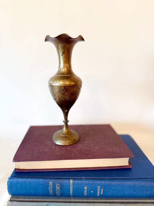 Brass Fluted Vase