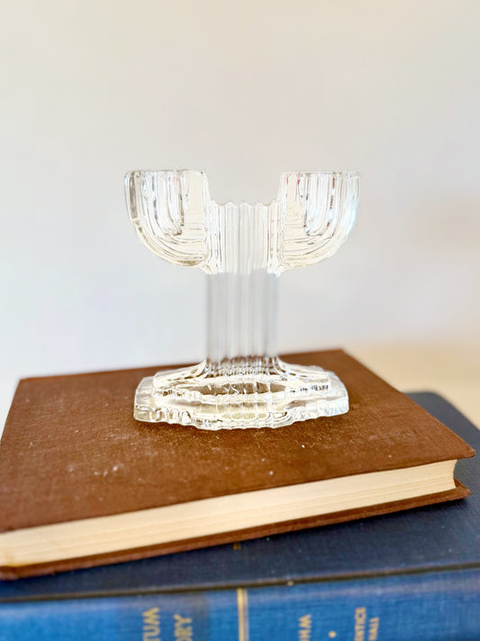 Dual Glass Candleholder