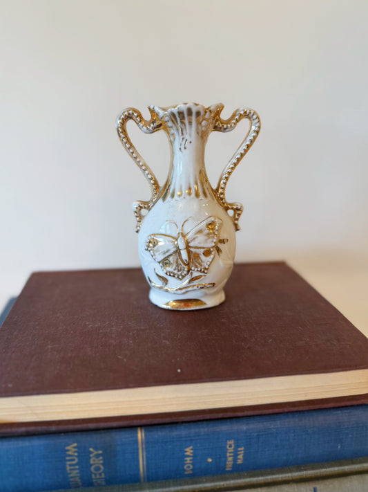 Mini Gold Butterfly Vase