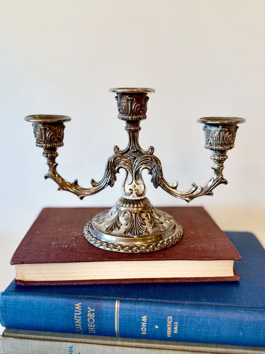 Pewter Candelabra