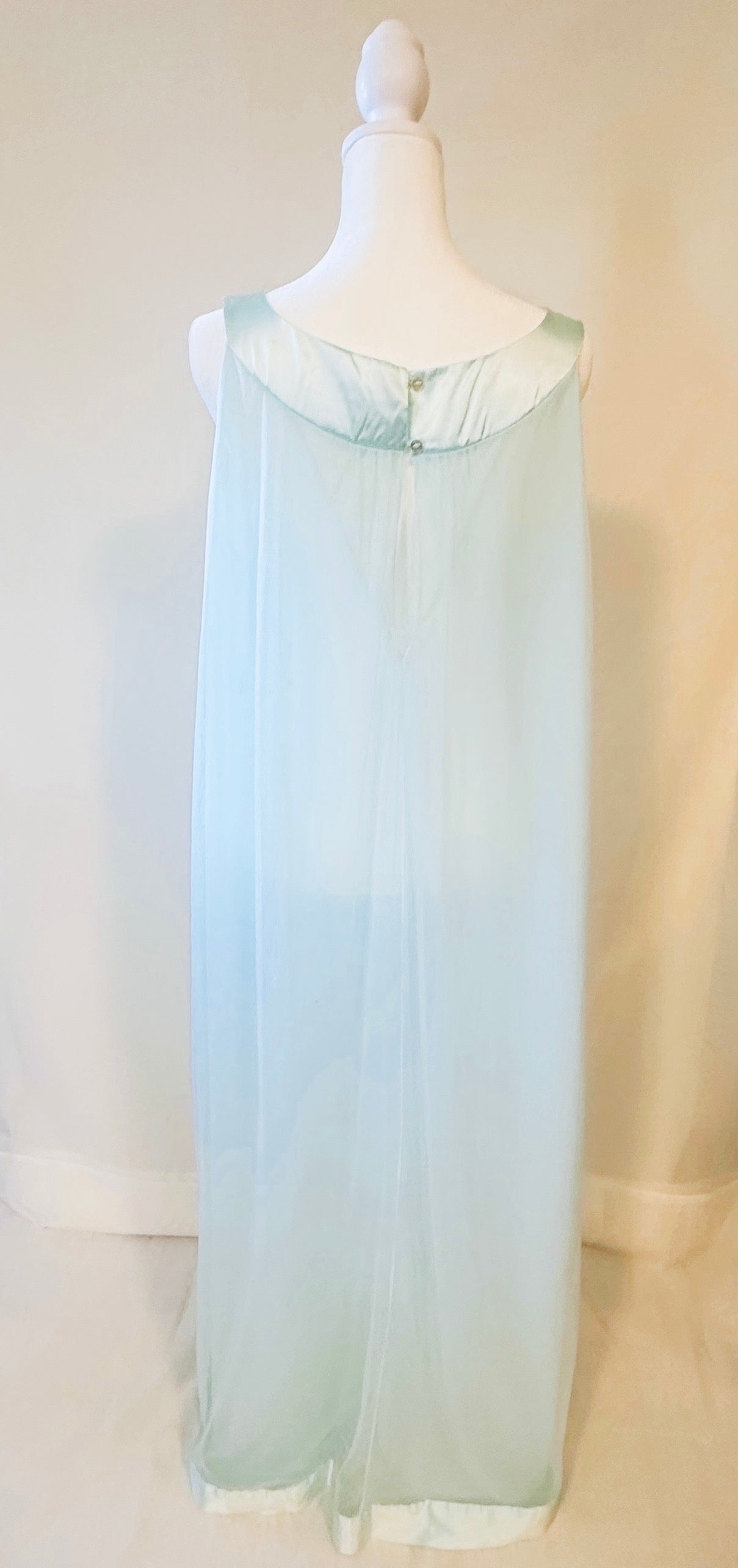 Gossard Artemis Long Blue Nightgown | Size Small/Medium