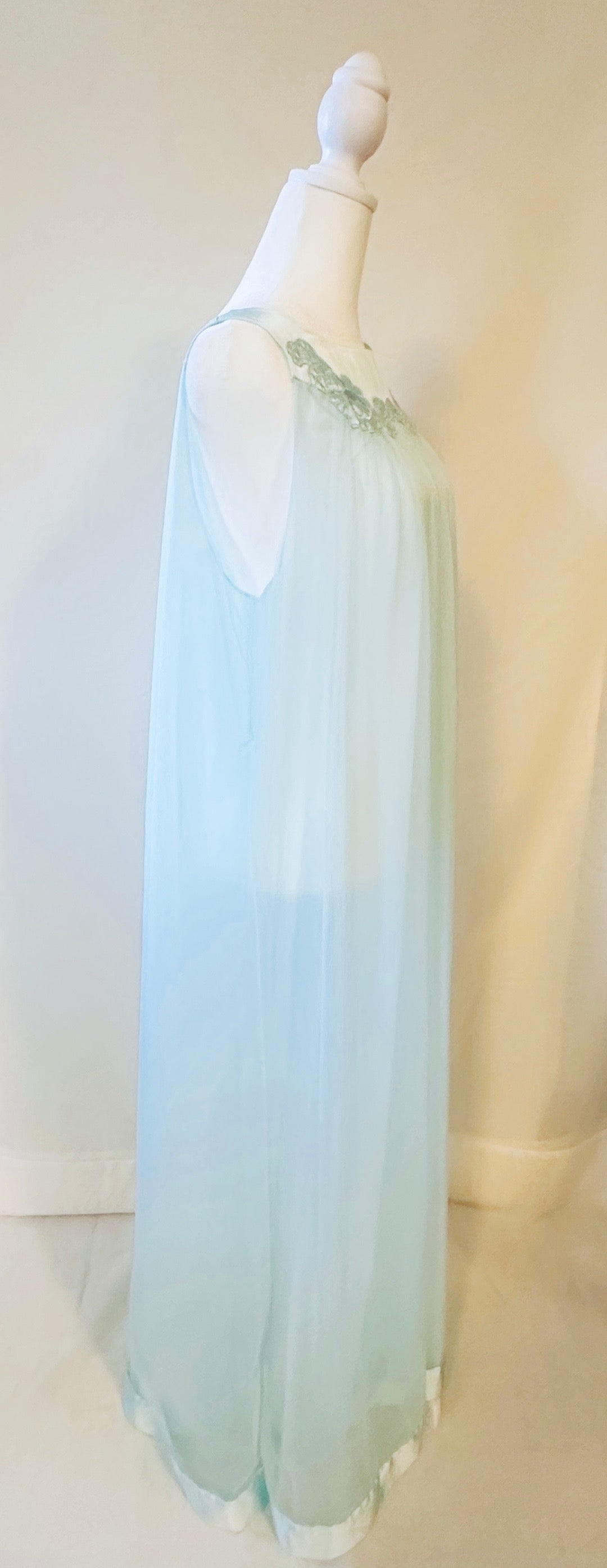 Gossard Artemis Long Blue Nightgown | Size Small/Medium