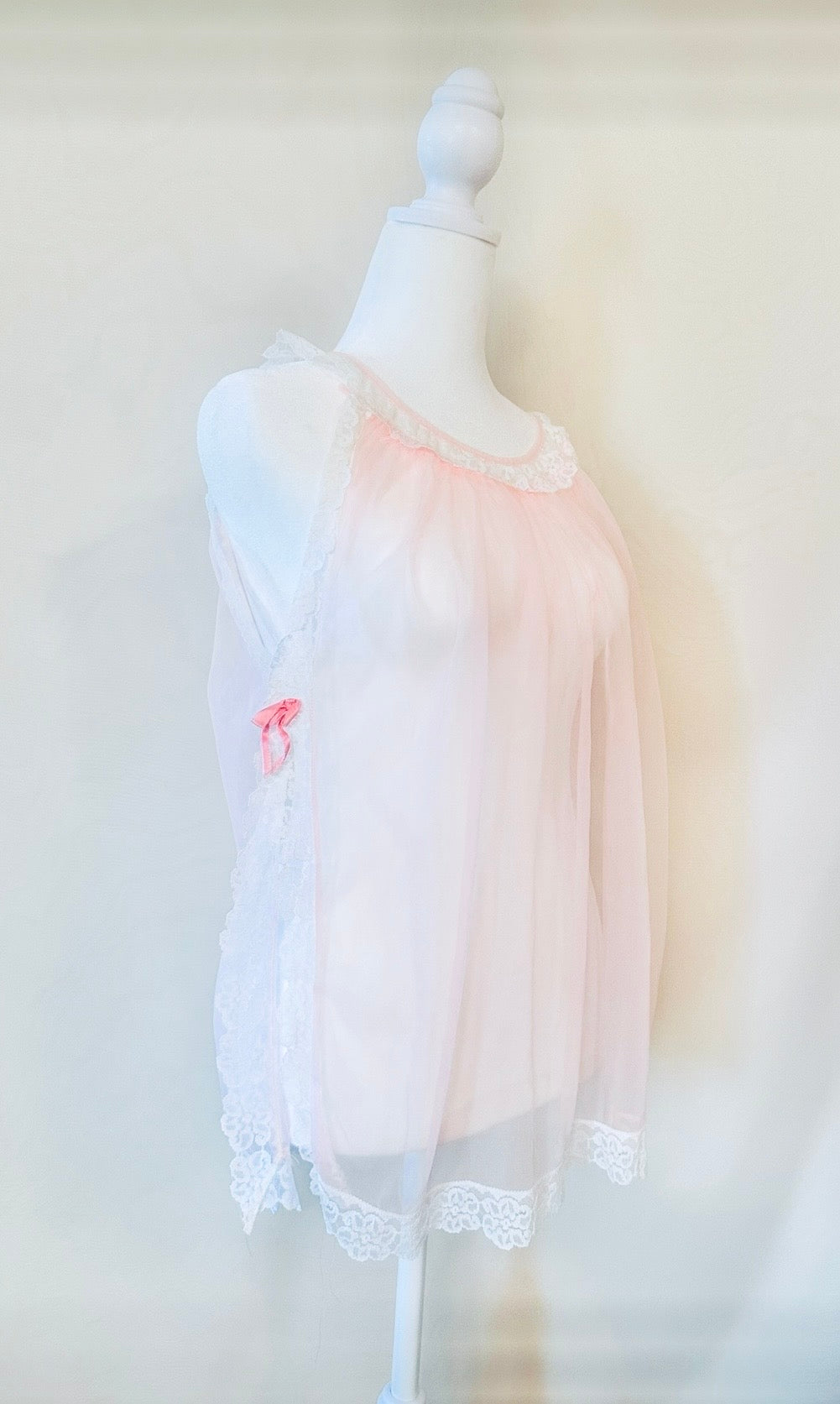Vintage Pink Babydoll Nightgown