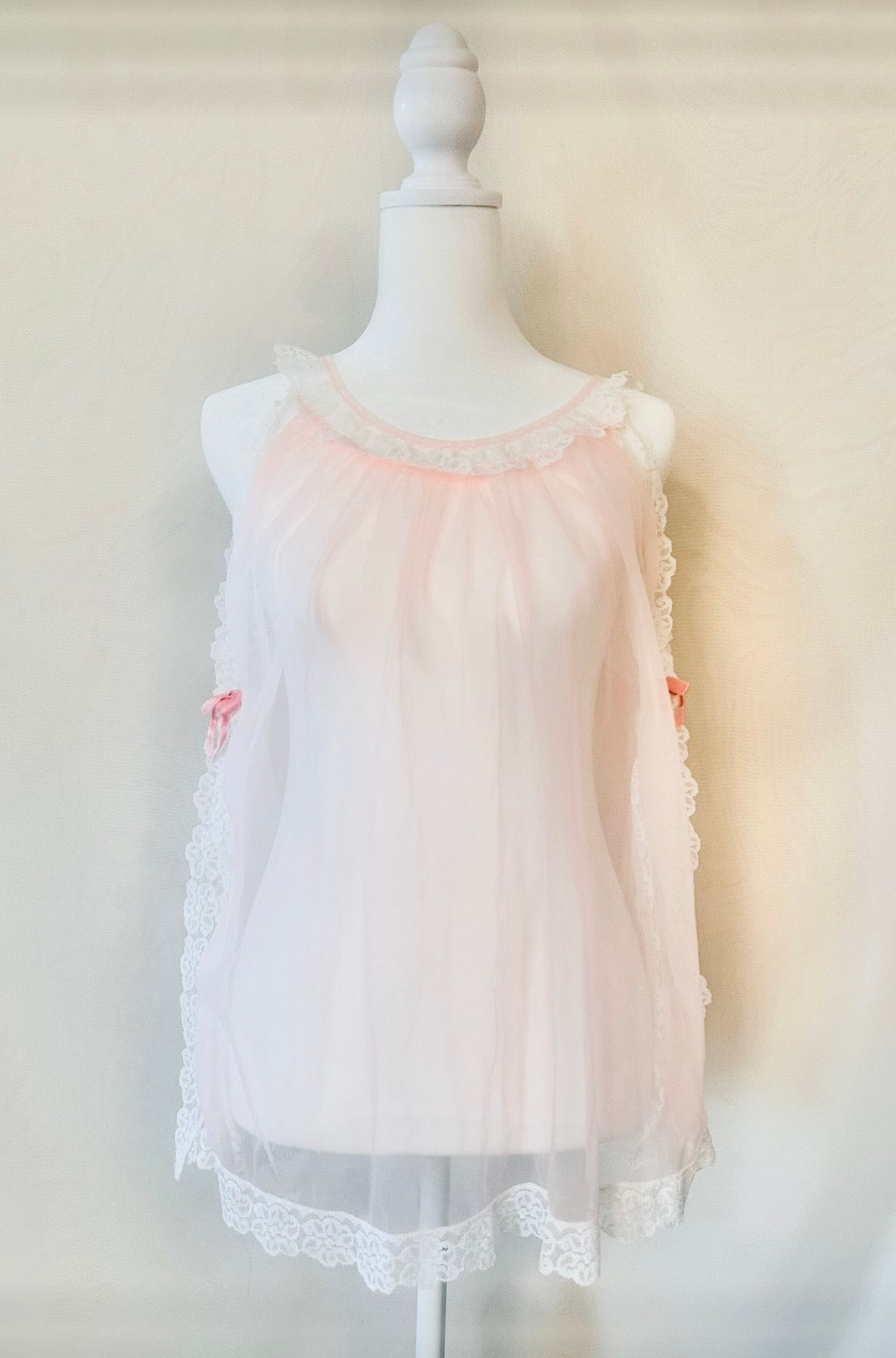 Vintage Pink Babydoll Nightgown