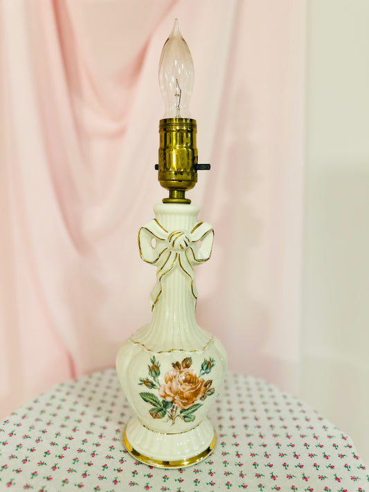 Floral Bow Lamp Base