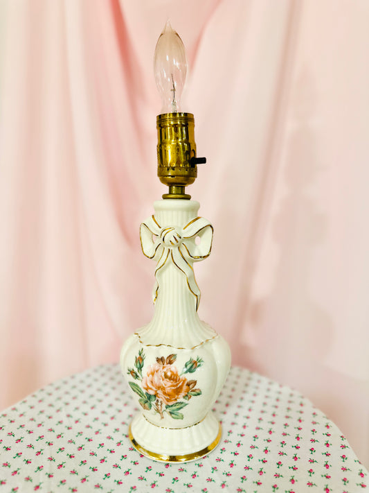Floral Bow Lamp Base