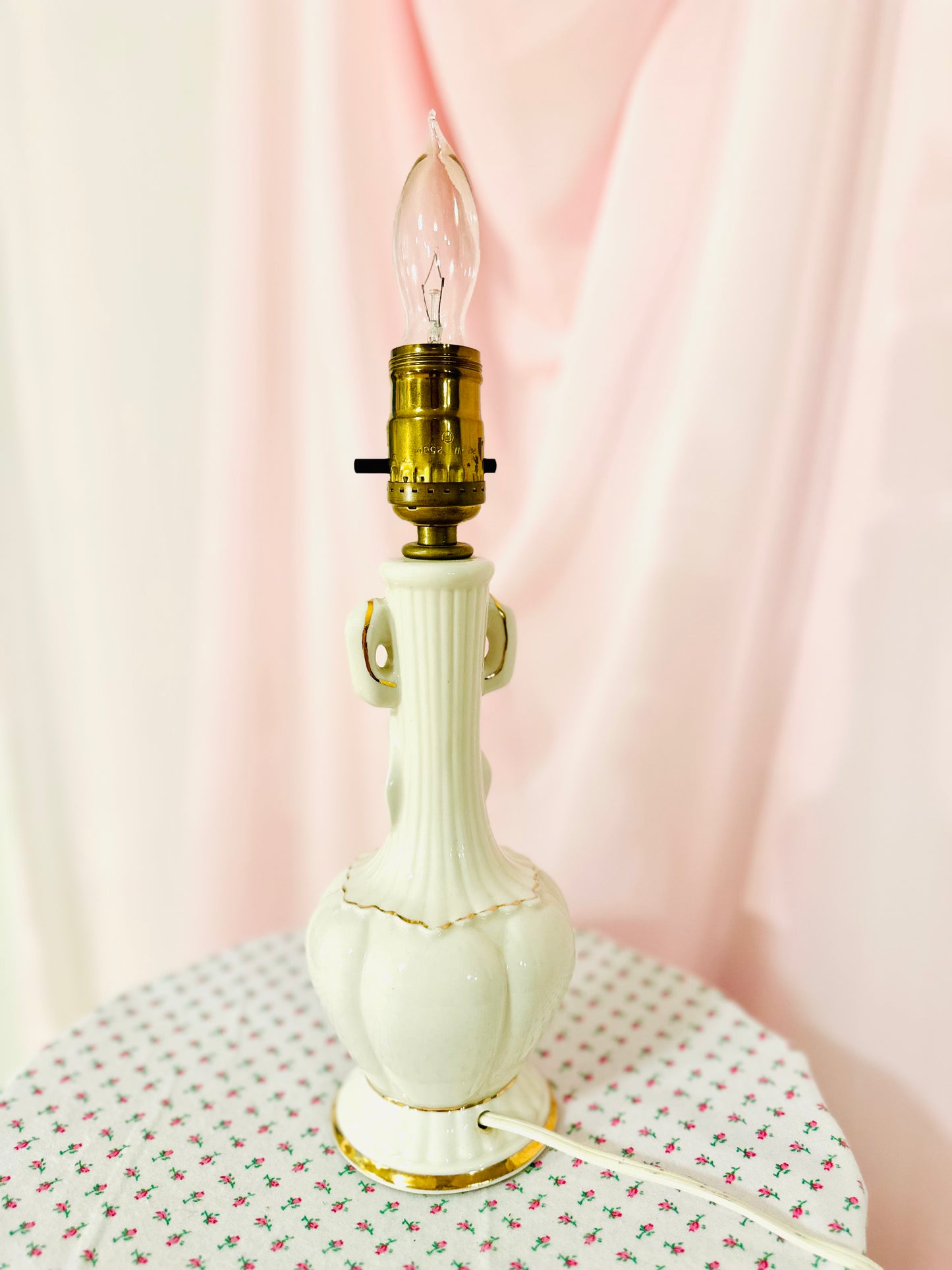 Floral Bow Lamp Base