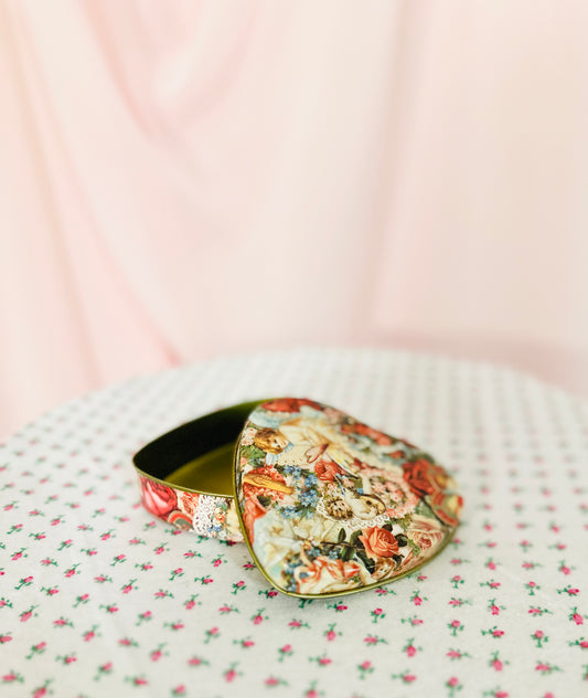 Heart-Shaped Cherub Tin