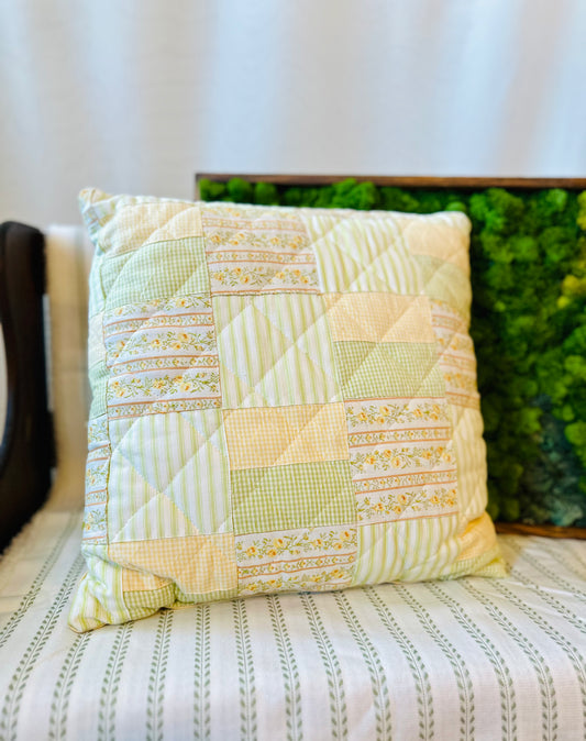 Vintage Patchwork Pillow