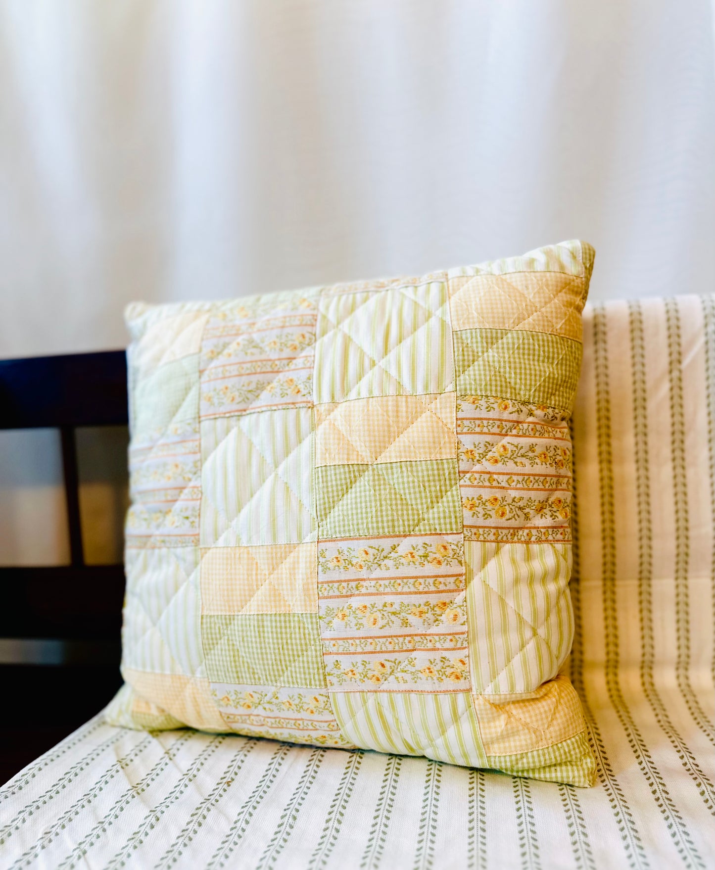 Vintage Patchwork Pillow