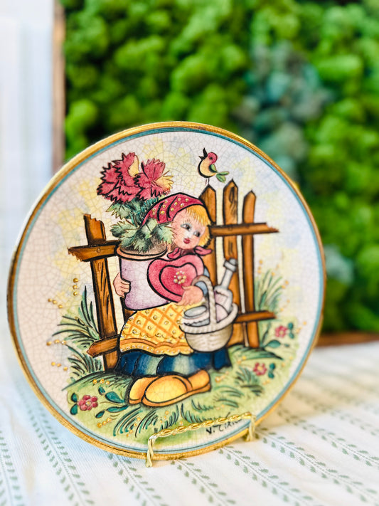 1978 Valentine’s Day Collector Plate by V. Tiziano